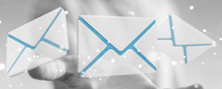 the graphic images of envelopes