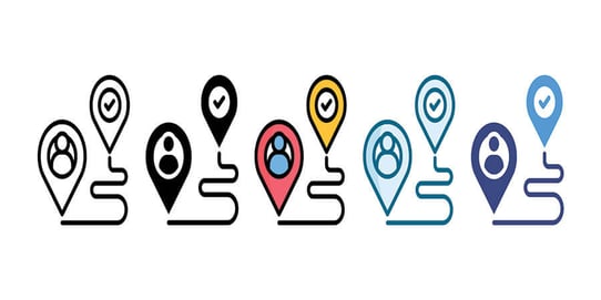 Customer touchpoint flowchart illustrating the difference between multichannel and omnichannel marketing with connected customer journeys