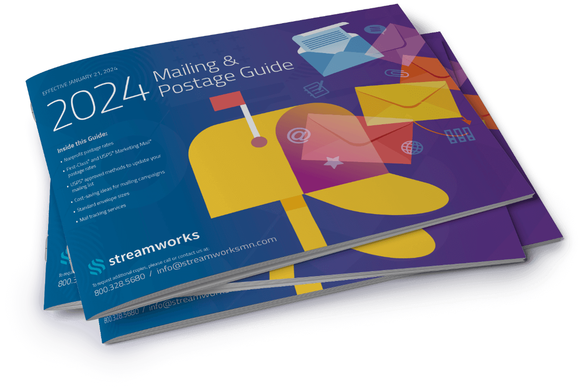 2024 Mailing Guide pamphlets from Streamworks LLC.