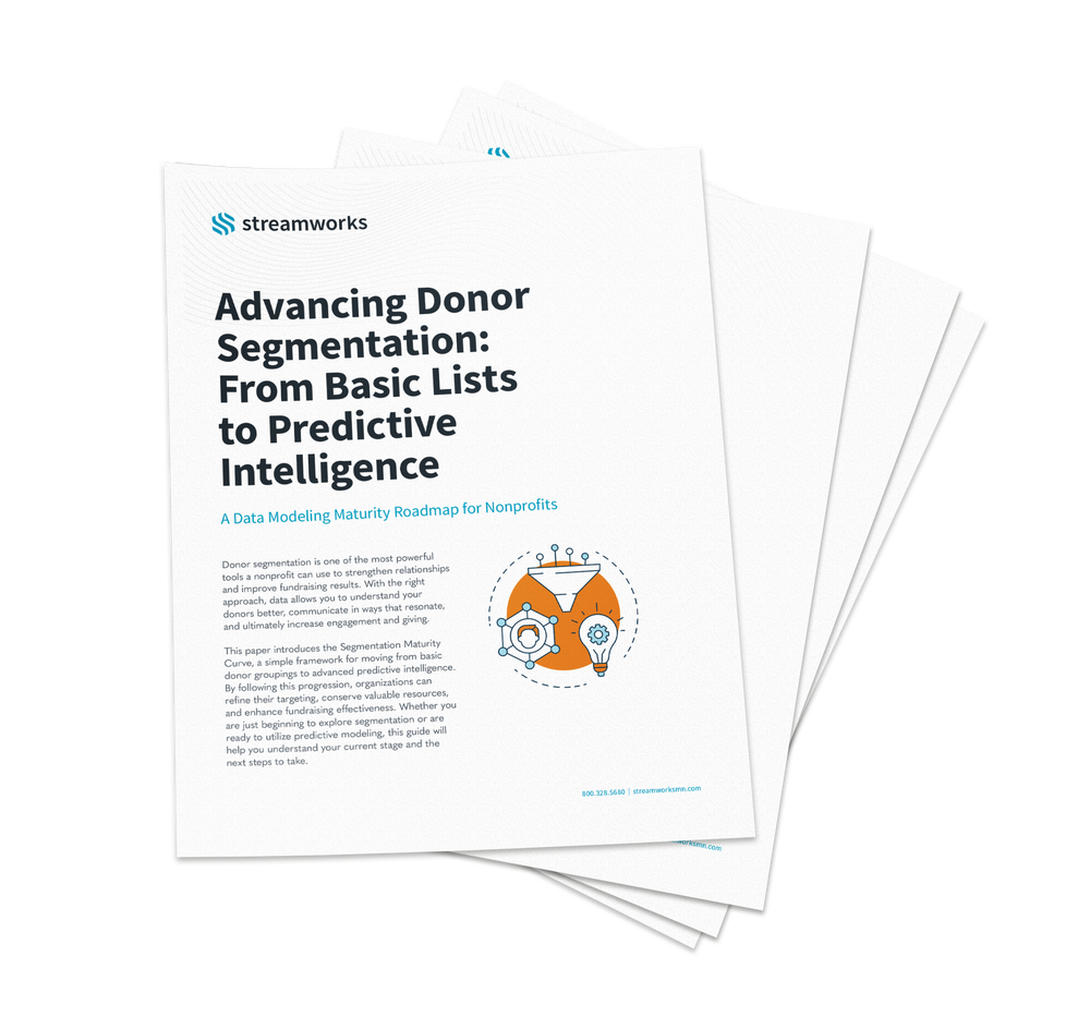 Streamworks-White Paper-Mock-Advancing Donor Segmentation-1